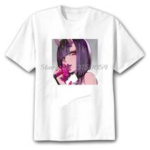 Anime Print Ghost Harajuku Unisex Tshirt Japanese Men Top Casual Original Comic T-shirt Cotton Short Sleeve  T Shirt Tees 2024 - buy cheap