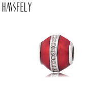 Hmsfly 316l miçangas de aço inoxidável, acessórios para pulseiras femininas europeias, contas com esmalte grande para fazer 4 peças 2024 - compre barato