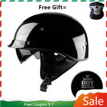 Motorcycle Helmet Retro Vintage Casco Vintage Moto Capacete Aberto Helmet Casco Tactico German Helmet Capacete Retro Off-Road 2024 - buy cheap