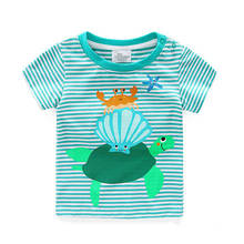 Baby Girls T shirts For Kids Clothing Summer Fashion Cotton Kids Short Sleeves Cartoon T shirt Children Clothes Boys t shirt 2024 - buy cheap