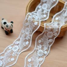 hot sale Net cloth embroidery lace lace diy accessories small pure and fresh and delicate feel good 4.2 cm F263 2024 - buy cheap