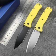 BM 535 Yellow Handle Folding Blade Knife Mark S30v AXIS Tactical Outdoor Camping Hunting Knife Portable Self Defense Multi Tool 2024 - buy cheap