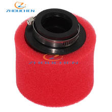 Filtro de ar de corrida, 48mm, para motocicleta, scooter, dirt bike, pit atv 2024 - compre barato