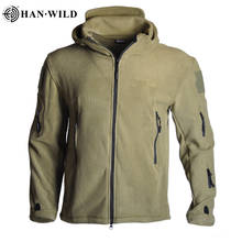 Men US Military Thermal Fleece Tactical Jacket Outdoors Hooded Fleece Jacket Coat Militar Softshell Hiking Outdoor Army Jackets 2024 - buy cheap