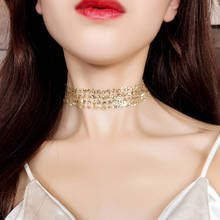 Ожерелье женское, сексуальное, невидимое, золотистого/серебряного цвета 2024 - купить недорого