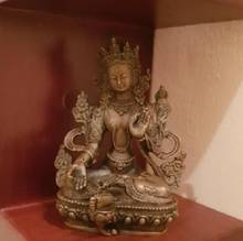 Tibet Brass Tibetan Buddhism Statue ---- White tara 2024 - buy cheap