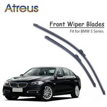 Atreus 2pcs High Quality Long Life Rubber Front Wiper Blades For BMW E39 E60 G30 F10 F11 F07 Windshield Car Styling Accessories 2024 - buy cheap