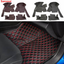 Alfombrillas de cuero para el suelo del coche, alfombrillas para el pie, decoración Interior del coche, accesorios de estilo para Chevrolet Camaro 2017 2024 - compra barato