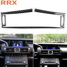 For Lexus IS250 300 350 200 T 201318 Car Center Air Vent Frame Cover Stickers Door Side Air Conditioner Outlet Vent Grille Strip 2024 - buy cheap
