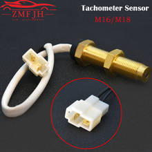 Tachometer Sensor M16/M18 Car Boat Tacho Sensor Fit Marine Tacho Meter 4000 6000 8000 RPM Boat Tachometer 12V/24V Free Shipping 2024 - buy cheap