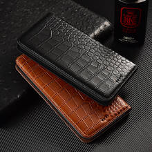 Luxury Crocodile Genuine Leather Magnetic Flip Cover For Samsung Galaxy A10 A20 A30 A40 A50 A60 A70 A80 A90 A10S A20 Case Wallet 2024 - buy cheap