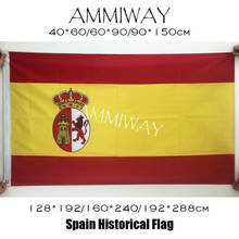 AMMIWAY Any Size Single or Double Sided Spain Spanish 1785–1873 1875–1931 Historical Flags and Banners Polyester Custom Flags 2024 - buy cheap
