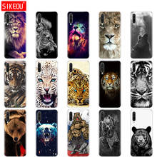silicon case For xiaomi mi 9 LITE Case clear TPU Case Back Cover For xiaomi mi9 lite coque capa bag wolf tiger lion Leopard bear 2024 - buy cheap