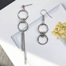 KPOP DNA Korean V New Pendientes Mujer Moda Fashion Jewelry Geometric Long Tassel Earrings For Women Brincos Earrings Men 2024 - buy cheap