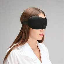 1 pc 3d máscara de sono natural dormir máscara de olho capa sombra remendo de olho dos homens das mulheres macio portátil blindfold viagem eyepatch 2024 - compre barato