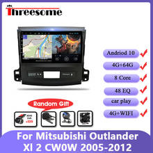 Android 10 6G+128G Car Radio For Mitsubishi Outlander Xl 2 CW0W 2005-2012 2 Din GPS Navigation Multimedia Video Player RDS 2024 - buy cheap