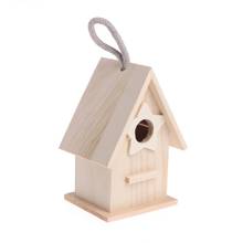 Деревянные садовые маленькие птички деревянные гнездовые домики домашние аксессуары для домашних животных N1HA 2024 - купить недорого