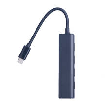 USB Type-C концентратор на 4 порта s USB мульти USB 3.0 адаптер питания для MacBook Pro Air Dock 4 порта USB-C usb-хаб сплиттер 2024 - купить недорого