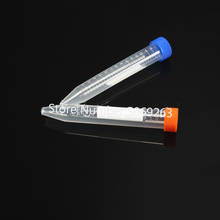 Tubo de centrífuga de plástico en forma de bala, tubo centrífugo de laboratorio, 15mL, 100 unids/paquete 2024 - compra barato