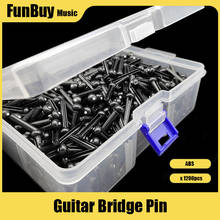 1200pcs Plastic Acosutic Guitar Bridge Pin ABS Dot Inlay Dot Strings Fixed Cone String Pins Guitar Accessories 2024 - buy cheap