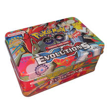 42 stks/conjunto pokemon cards ferro caixa takara tomy jogos de batalha hobby collectibles jogo coleção anime cartões para crianças 2024 - compre barato