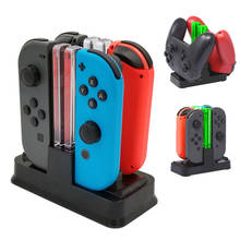 NS Joy Con Pro-Base de soporte para Nintendo Switch, cargador, indicador LED, Estación De Carga, accesorio para Joy-acondicionado 2024 - compra barato