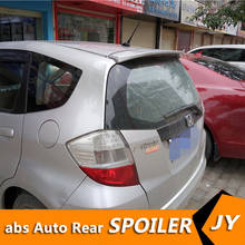 For HONDA FIT Spoiler 2008-2013 jazz  spoiler High Quality ABS Material Car Rear Wing Primer Color Rear Spoiler 2024 - buy cheap