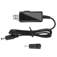 Módulo de fuente de alimentación de voltios, Cable USB a CC, enrutador de Banco de energía de 5V a 9V, 12V, paso a paso Digital 2024 - compra barato