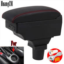 for toyota urban cruiser armrest box universal car center console modification accessories double raised with USB 2024 - buy cheap