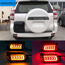 Reflector LED antiniebla trasero, luz de freno, señal de giro para Toyota Land Cruiser Prado LC150 2010-2019, 2 uds. 2024 - compra barato
