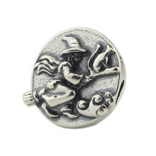 Broom Witch Charms Beads Silver 925 Original Beads Fit Original Brand Bracelet Jewelry Small Hole Bead for Jewelry Making Beads 2024 - buy cheap