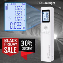 Telémetro láser Digital de mano Mini Original, telémetro LCD, área de distancia, medidor de volumen, habitación, 35M 2024 - compra barato