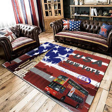 Vintage Britain Flag Carpets Living Room Bedroom Rugs And Carpet Home Office Coffee Table Mat Study Room Floor Rugs Door Mat 2024 - buy cheap