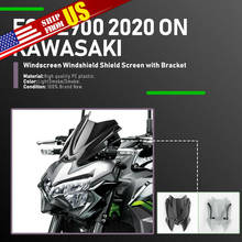 Motorbike Motorcycle Windshield Windscreen Wind Deflector with Mounting Bracket for Kawasaki Z900 2020 2021 Z 900 Accessories 2024 - buy cheap