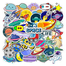 10/30/50pcs  Rocket Astronaut  Sticker School Student Diary Hand Ledger Stationery Mobile Phone Guitar Decoration Kawaii Toys 2024 - buy cheap