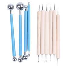 HLZS-10 Piece Dotting Tools Ball Styluses for Mandala Rock Painting, Pottery Clay Craft, Embossing Art 2024 - buy cheap