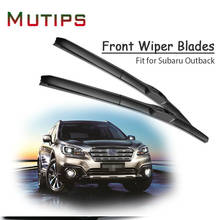 1Set Rubber Car Front Wiper Blade Kit For Subaru Outback 2018 2017 2016 2015 2014-1993 Windscreen Insert Strip Auto Accessories 2024 - buy cheap