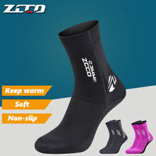 Taobo-meias de mergulho zcco originais, 3mm, super elásticas, para homens e mulheres, natação no inverno, antiderrapante, resistente ao tornozelo, para mergulho 2024 - compre barato