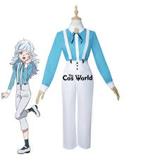 Kemono jihen-camisa de akira com suspensórios, traje para cosplay, anime personalizado 2024 - compre barato