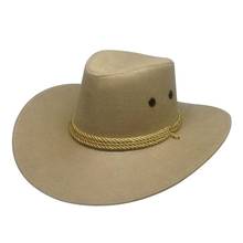 Шляпа Ковбойская мужская дорожная с широкими полями, кепка в стиле кэжуал для верховой езды, летняя 2024 - купить недорого