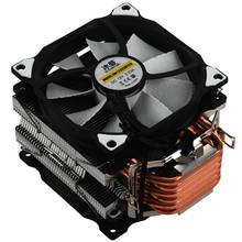 SNOWMAN M-T6 4PIN CPU Cooler Master 6 Heatpipe Double Fans 12cm Cooling Fan LGA775 1151 115X 1366 Support  AMD 2024 - buy cheap