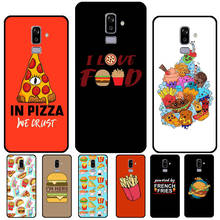 Pizza hambúrguer Batatas Fritas de Fast Food Para Samsung Galaxy J7 J3 J5 2016 A3 A5 2017 J2 Core J4 J6 J8 A8 A6 Plus 2018 Tampa Do Telefone 2024 - compre barato