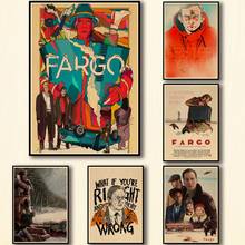 34 Designs Tv Show Fargo Kraftpaper Poster Home Decal Artwork Painting Wall Sticker for Coffee House Bar 2024 - buy cheap