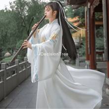 2022 woman stage dance hanfu robe chinese traditional costumes hanfu robe adult tang suit performance hanfu robe princess suit 2024 - buy cheap