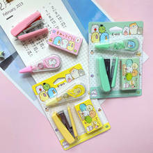 Cute Cartoon Sumikko Gurashi Mini Stapler Set Japanese School Accessories Portable Bookbiding Stationery School Office 2024 - buy cheap