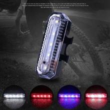 Rechargeable Bike Bicycle light LED USB Rear Tail Safety Warning Cycling light Taillight Portable Flash Light 2024 - buy cheap