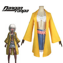 Anime cosplay danganronpa yonaga trajes matando harmonia angie ellow trench coat biquíni terno halloween carnaval traje 2024 - compre barato