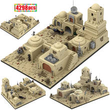 Moc Space Star Tatooine Mos Eisley Cantina Double Storey City Wars  Building Blocks Bricks Toys For Children 2024 - buy cheap