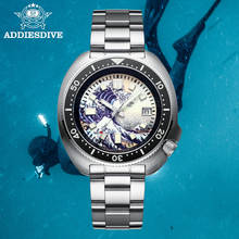 addies dive Mens Automatic Mechanical Watches 300m Waterproof Wristwatch NH35 Sapphire Full Luminous Kanagawa Men Diver Watch 2024 - buy cheap