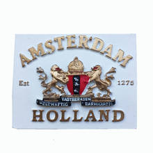 BABELEMI Amsterdam Netherlands Fridge Magnet Tourism Souvenir Holland Landmark Resin Sticker on Refrigerator Magnetic Home Decor 2024 - buy cheap